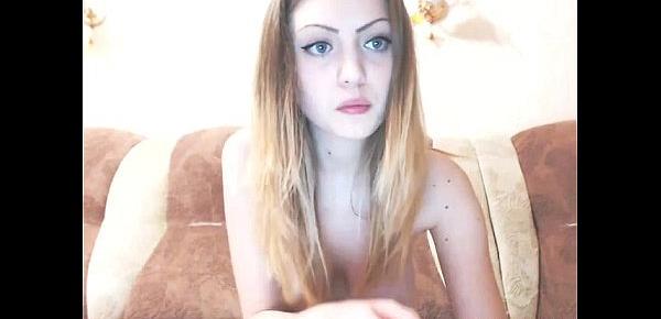  Blonde Teen Pussy play on Webcam   Cams69.net